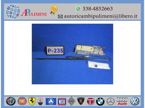 Antenna montante cromata nera - cromata,