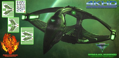 Romulan warbird set - romulan, dettagli