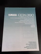 ISTRUZIONI / MANUALE ORIGINALE YAMAHA CDX-390 LETTORE CD