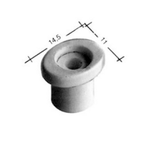 Funghetto ovale nylon bianco - nylon,