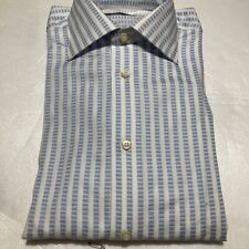 camicia cotone giampaolo con polsino per gemelli/bottoni collo francese