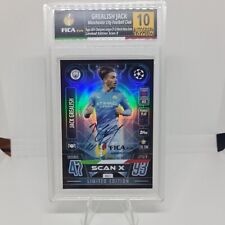 Jack Grealish Auto Autograph Manchester City Limited Topps Graded Fica.fun