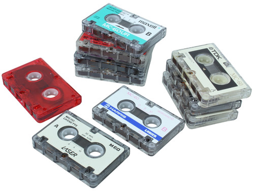 Lot microcassette - 10,
