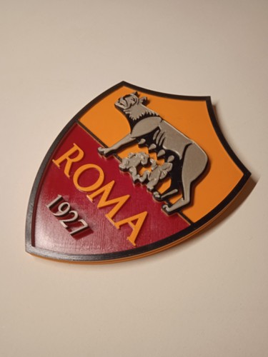 Roma stemma lupa - roma, 3d