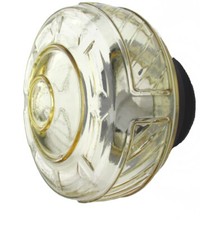 Applique plafoniera illuminazione a parete da esterno in alluminio, vetro. 61020