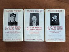 Marcel PROUST - A la recherche du temps perdu 3 vv PLEIADE GALLIMARD 1954