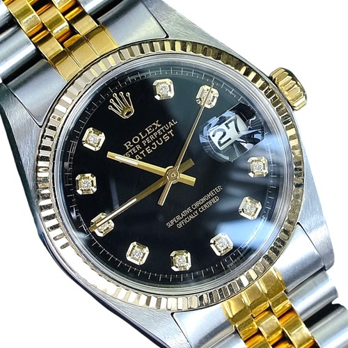 Rolex datejust bicolore - rolex,