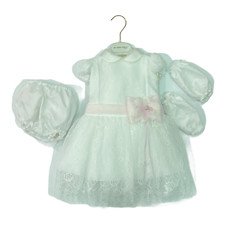 Abito vestito battesimo bimba - vestito,