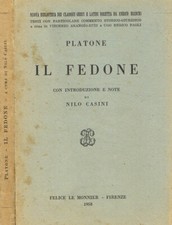 Il Fedone. . Platone. 1958. .