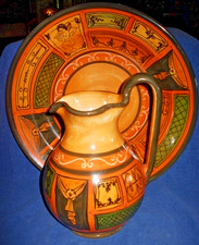 Set brocca maiolica ceramica