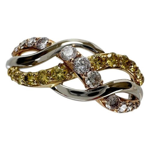 Anello gstv diamante rosa - anello, 7