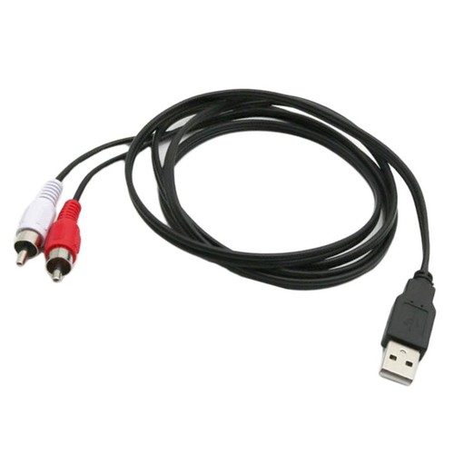Usb spina maschio 2 rca - maschio,
