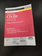 Codice civile Minor Leggi Complementari edizione XLVII 2023 - Edizione Simone