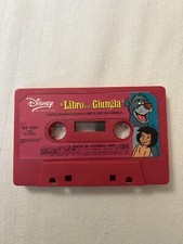 Musicassetta Disney IL LIBRO DELLA GIUNGLA Music Tape 1977 Canzoni Cartoni