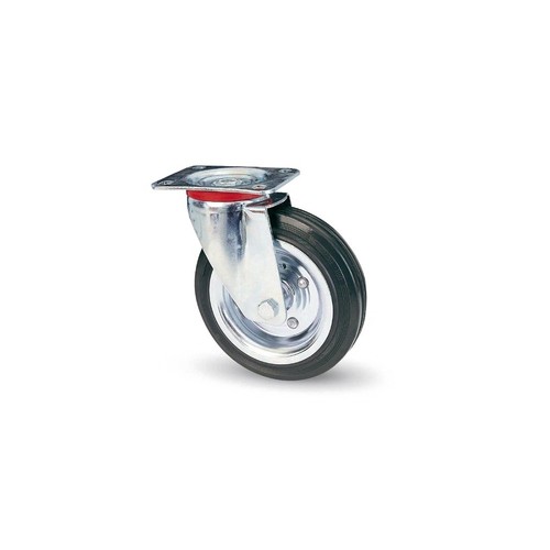 Ruota 200x50 gomma nera - ruota,