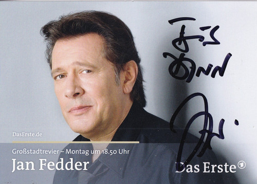 Autografo jan fedder - -,