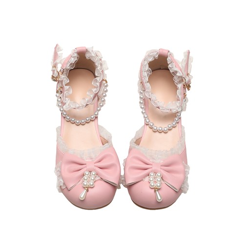 Scarpe lolita donna fiocco - scarpe,