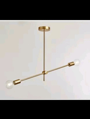 Lampadario teste color oro - 2,