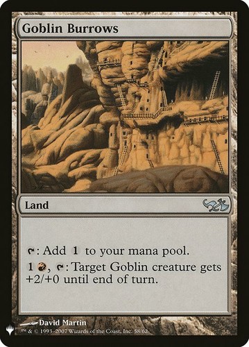 Mtg goblin burrows - goblin,