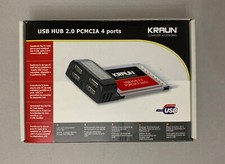 KRAUN Pc card adattatore HUB USB 4 porte per notebook come nuovo