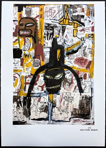 Jean michel basquiat - jean-michel, moon