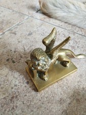 Leone In Ottone Soprammobile