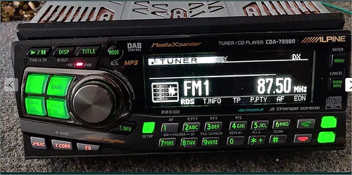 Alpine 7998 con display - con, "display