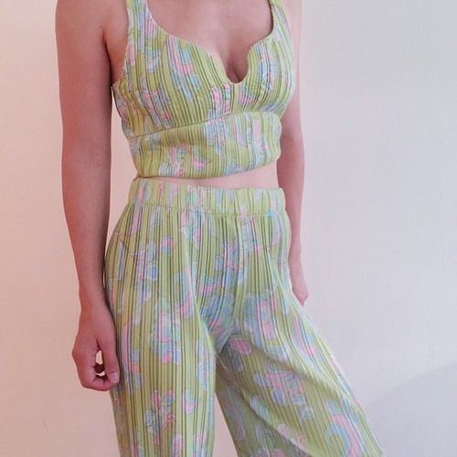 Zara set pezzi verde lime - zara,