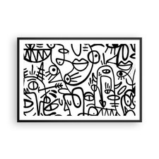 Poster 91x61cm Disegno cartone