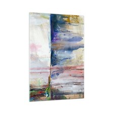 Quadro su Vetro 70x100cm Astrazione Pitture Olio Stampe Immagini Moderni Murale