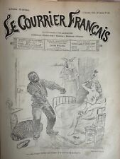 Il Corriere Francese 18/10/1896 Disegni Willette - Clarin - Pille - M. Dumont