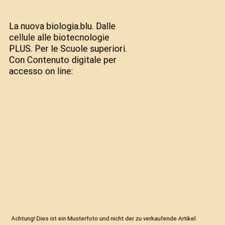 La nuova biologia.blu. Dalle