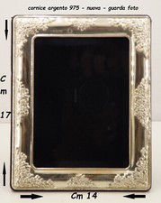 CORNICE ARGENTO 975 in NUOVO