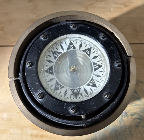 Antique nautical compass - antique,