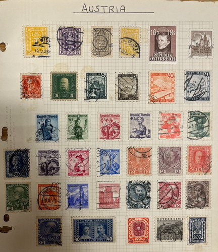 Collezione francobolli austria - collezione,
