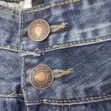 Jeans Gamba Larga Unisex  Stile Vintage Denim Tutte Le Misure Nuovo 100% cotone