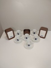 Lavazza Set 6Tazzine caffè Espresso Con Piattino+2 Portatovaglioli+Portazucchero