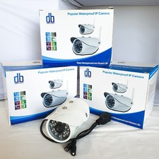 3 Telecamere da esterno - Videosorveglianza - Popular Waterproof IP Camera - DB