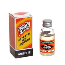 Estratti per liquori Betty estratto Anisette Dose 1 litro di liquore