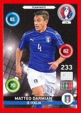 EURO FRANCE 2016 -Adrenalyn Panini- Card n. 174 - DARMIAN ITALIA - Team Mate
