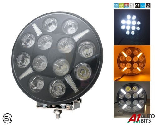 Faro led rotondo bianco - a, e