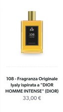 N108 profumoispirato a Dior