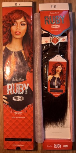 100 human brazilian ruby hair - brazilian,