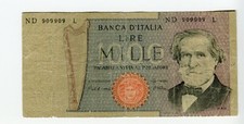 Banconota 1000 Lire Verdi 2^
