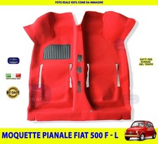 Pianale Fiat 500 Moquette Interni Pavimento Epoca F L R Tappeto Rivestimento per