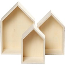 Scatole per mensola in legno