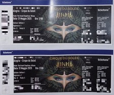 2 Biglietti Cirque du Soleil Alegría – Milano 31 Maggio 2025 ore 17