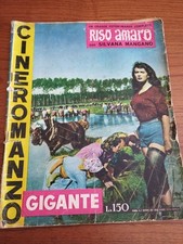  FOTOROMANZO CINEROMANZO GIGANTE N.2/1954 RISO AMARO SILVANA MANGANO GASSMANN
