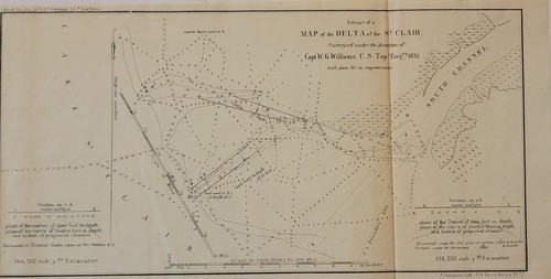 Due carte nautiche - b&w, us