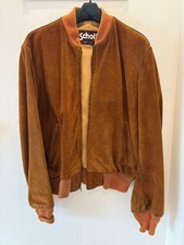 - Schott Suede bomber Jacket